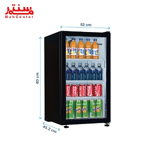 نمایه از بغل یخچال 5 فوت ایستکول شوکیس مدل TM9580